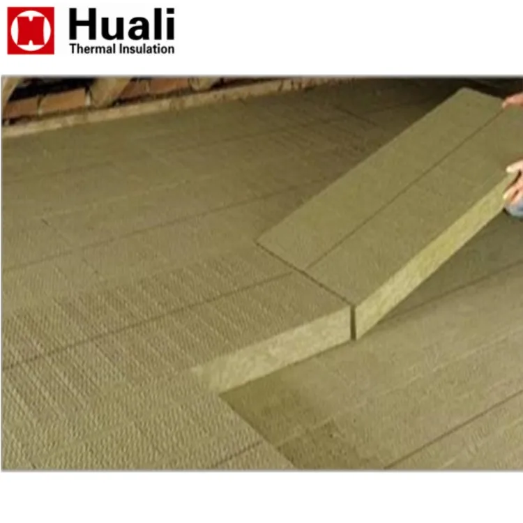 roof insulation compressed rock wool mineral fibre particle board