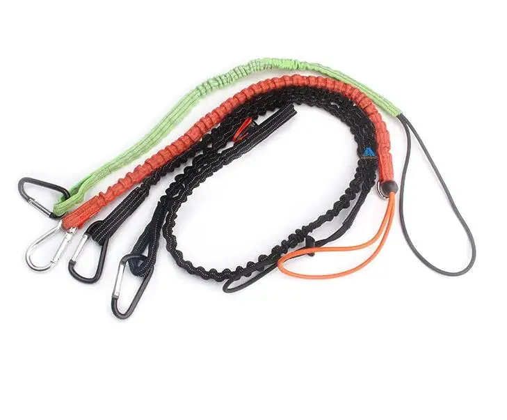 High Quality Retractable Tools set Lanyards with elastic rope safety lanyards