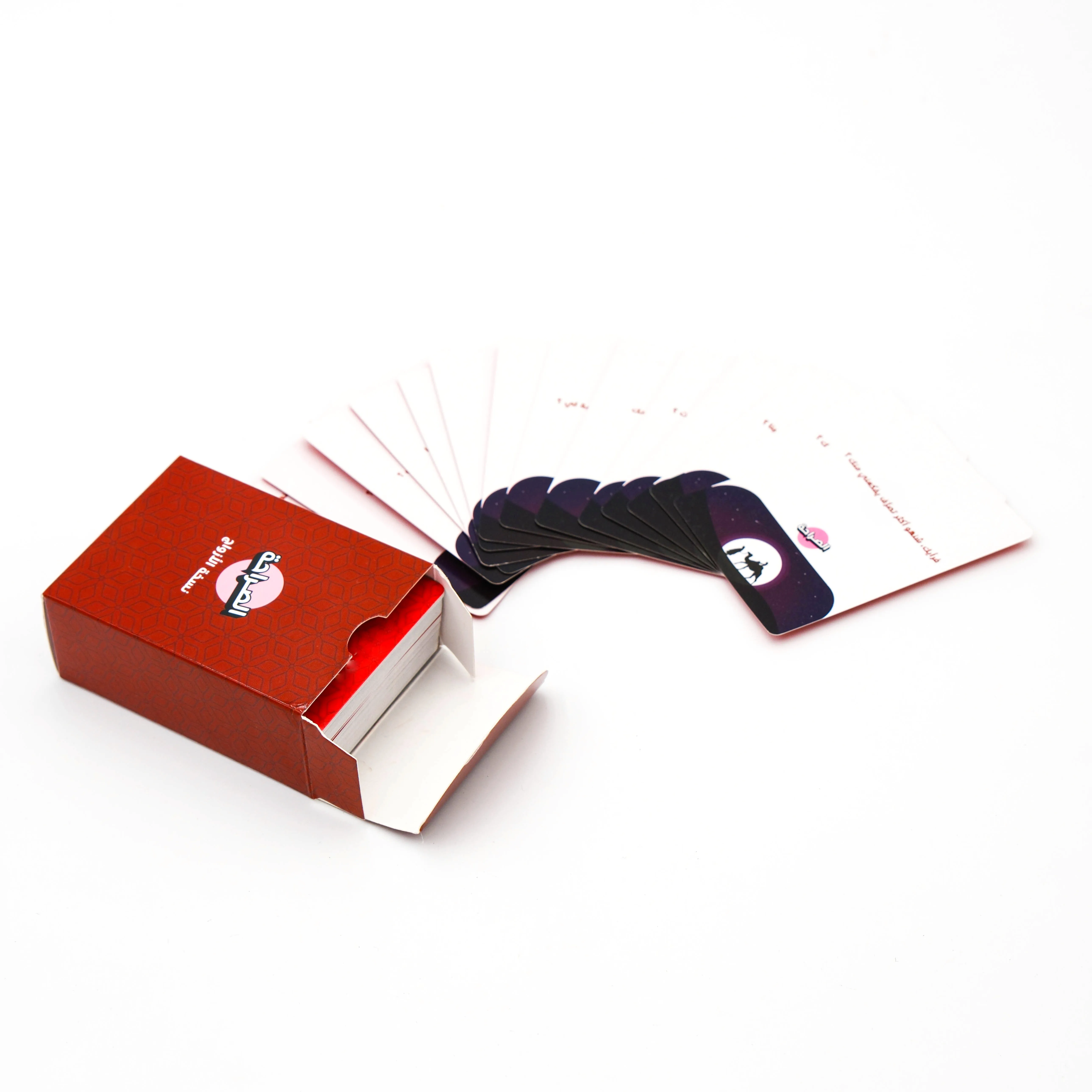 Custom Design Luxury graphics card gaming for Night Game Fun Unos Paper Tarot and Poker Card Flash Card Wholesale