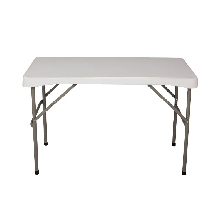 High Quality White Tables Outdoor Plastic Folding Dining Plastic Table and Bench Set