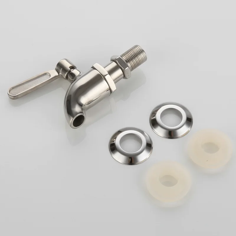 Stainless Steel Polished Finished Beverage Dispenser Replacement Spigot