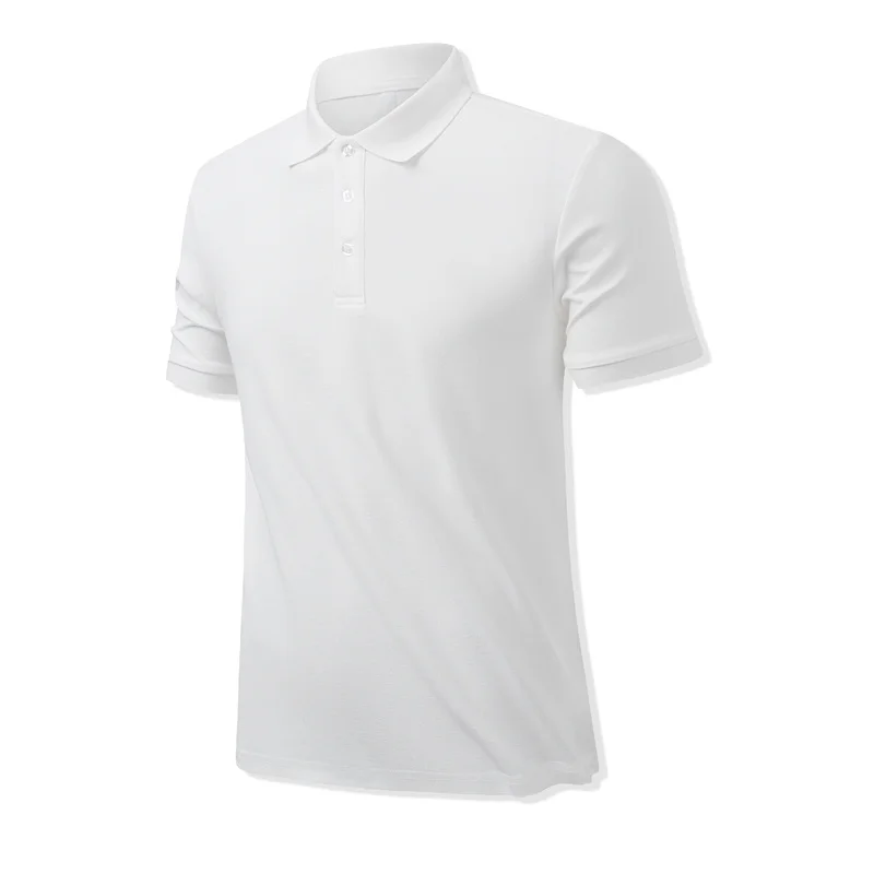 Custom logo short sleeve Breathable golf polo shirt dry fit Summer Quick drying golf clothing