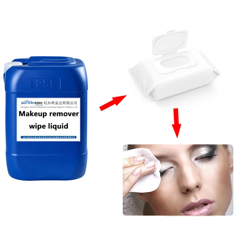 Makeup Remover Wet Wipe Liquid Solution for Wet Wipes Making Facial Cleaning Wipes Preservative