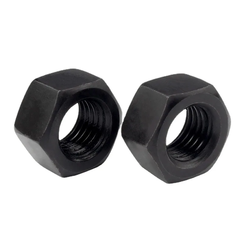 OEM ODM UNF UNC thread 1/4 5/8 1 2 3 4 5 fine thread carbon steel black zinc HDG hex nut