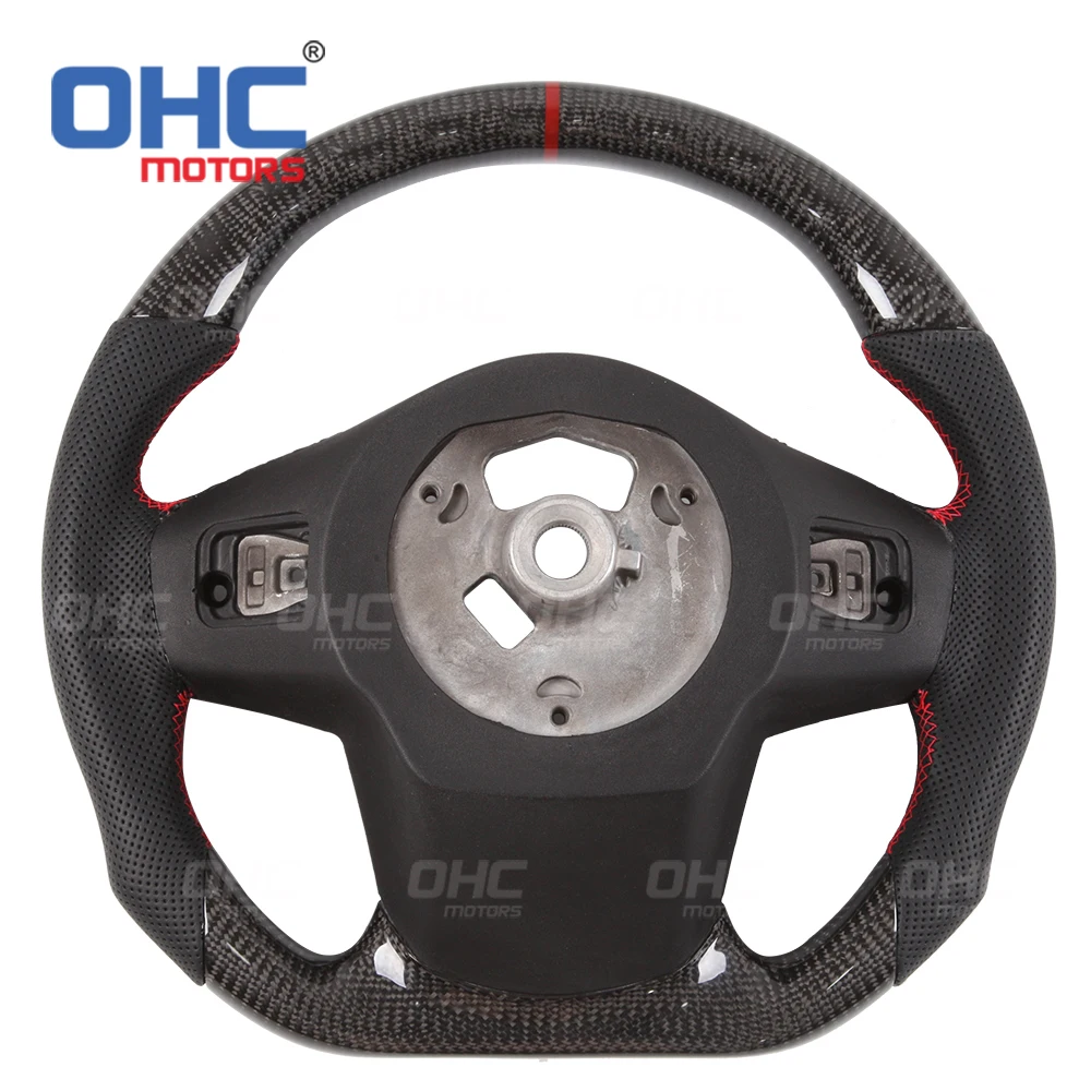 Factory Customized Real Carbon Fiber Steering Wheel for toyota supra steering wheel MK5 A90 OHC MOTORS