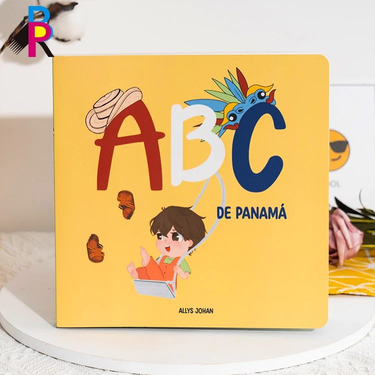 factory price custom full color print kids book board book printing matt laminated children book
