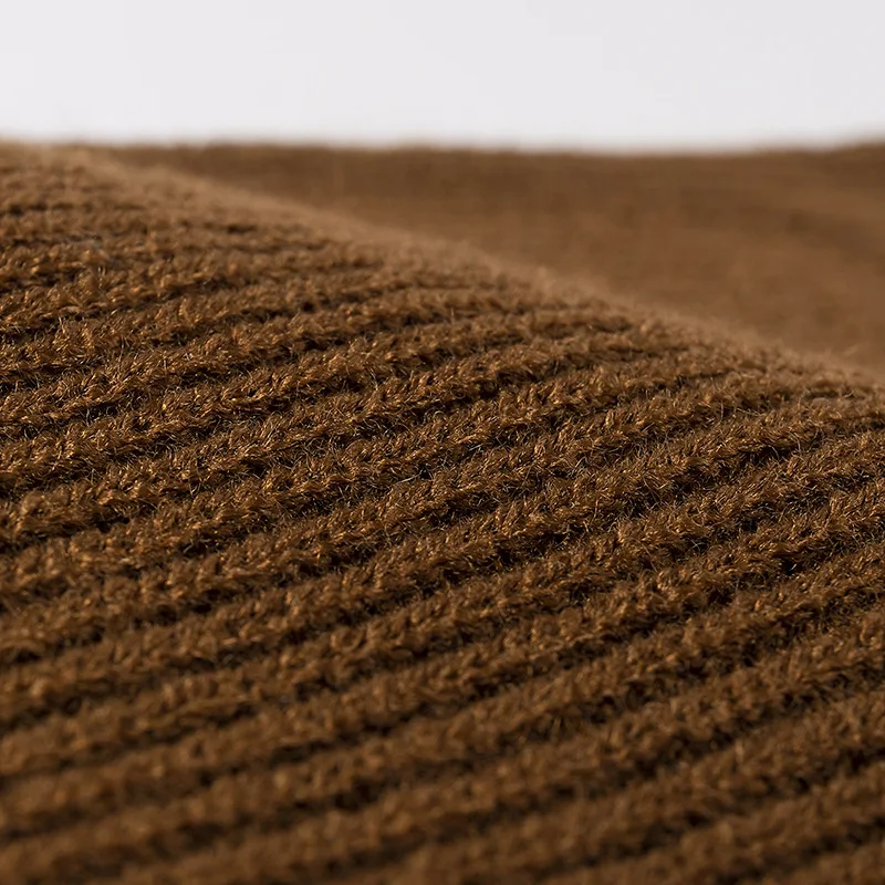 Custom Embroidery Logo Solid Color Warm Winter Beanie Knit Hat Acrylic Knitted Beanie Hat