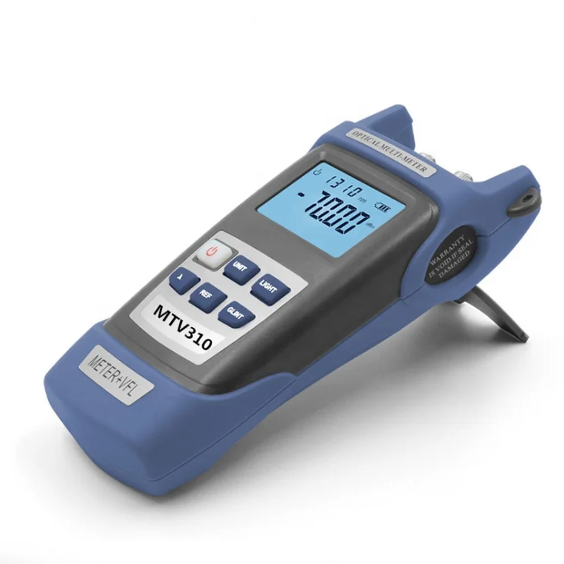 Portable Optical Fiber Power Meter FC/SC/ST Universal Interface Fiber Tester Built-in 1Mw Visual Fault Locator