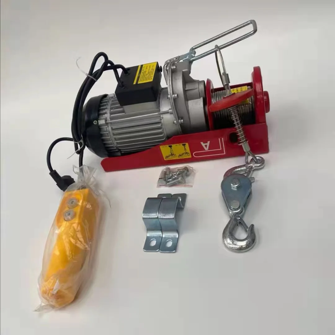 China Factory Seller electric wire rope hoist winch mini type
