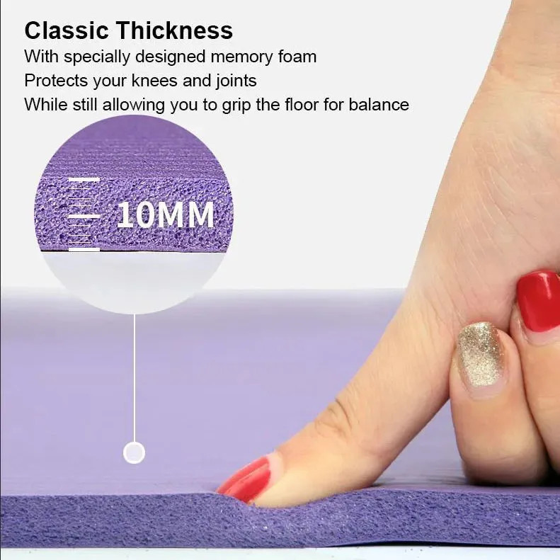 Custom Print Yoga Mat NBR Yoga Mat Wholesale Manufacturer Non Slip 8mm 10mm 15mm Thick Yoga Mat