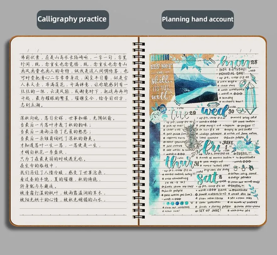 Colored Ream Sprial Nurses Bulk Binding Rulling Low Custom Classmate Merchandise Moq Bound Vibrant Classmate Spiral Notebook