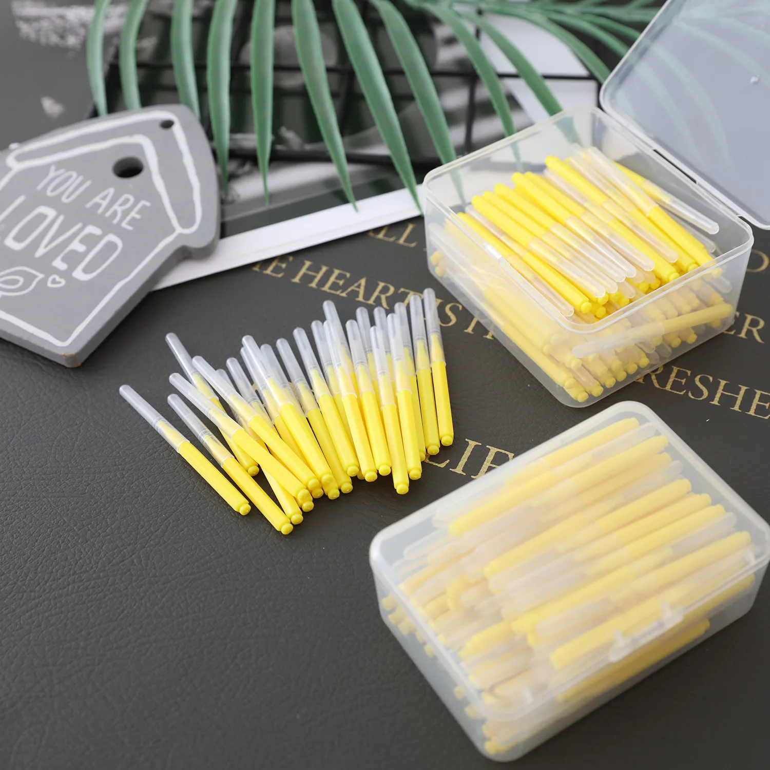 Home Use Colorful Bulk Interdental Brush Tooth Cleaning Interdental Toothpick Boxed Inter Dental Brushes