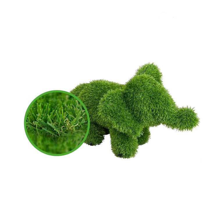 DW1-1 DIY Garden Home Ornament Decorative 3D Faux Topiary Style Animal Grass Sculpture Shaped Plant