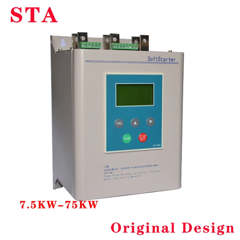 energy save AC 380V three-phase squirrel cage asynchronnous Motor soft starter 55KW 2 years warranty