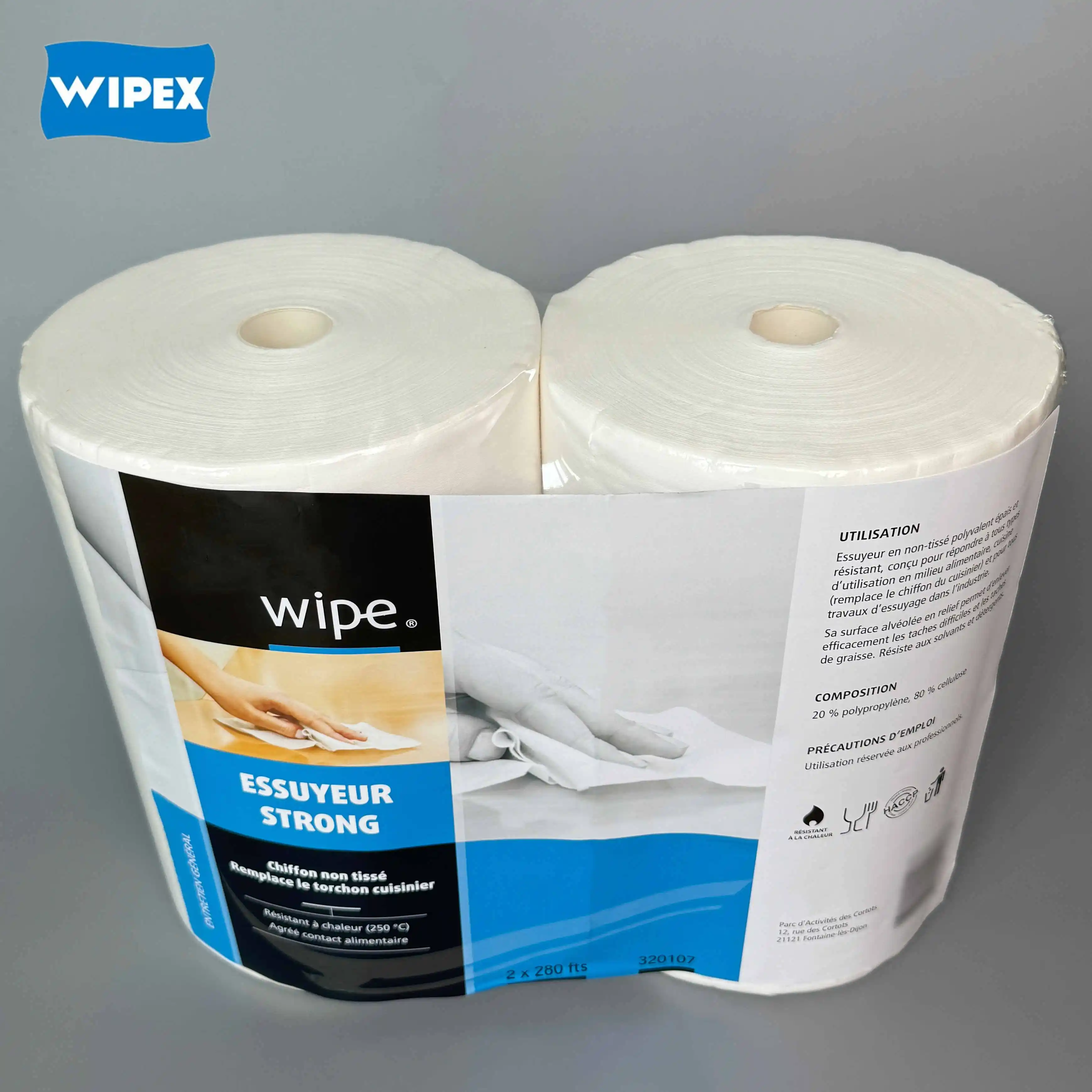 Lint Free Spunlace Nonwoven Cleaning Cloth Disposable Nonwoven Food Industry Wipes Spunlace Cleaning Cloth