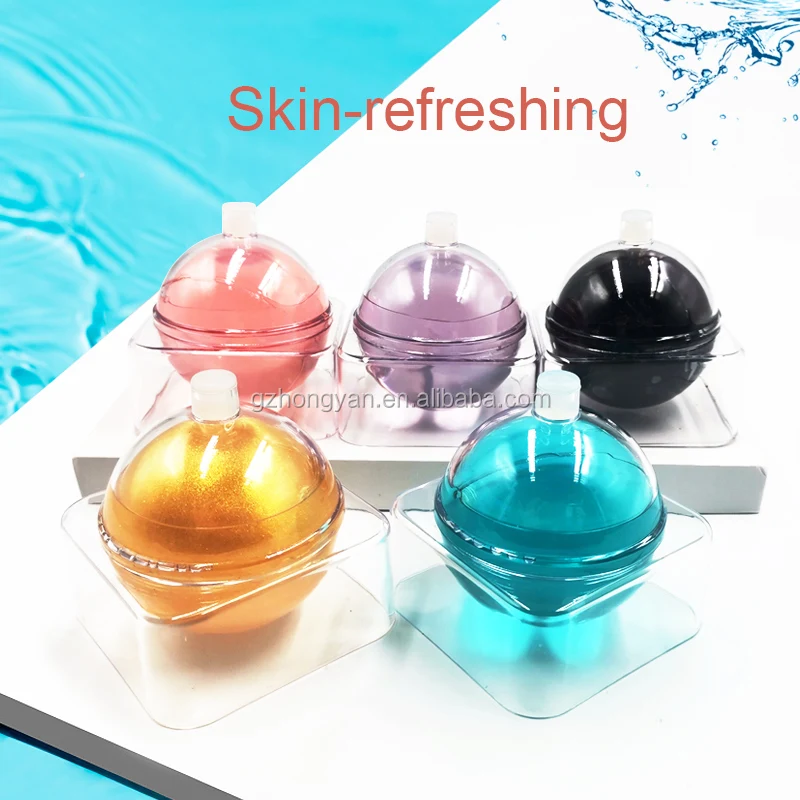Golden Jelly soap  ball shape 100g Jelly cleanser soap factory OEM