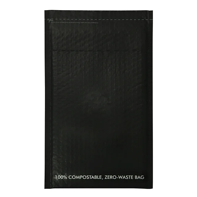 Factory Wholesale 100% Home Compostable Self Seal Bubble Mailers Padded Envelopes Bags Bubble Bags