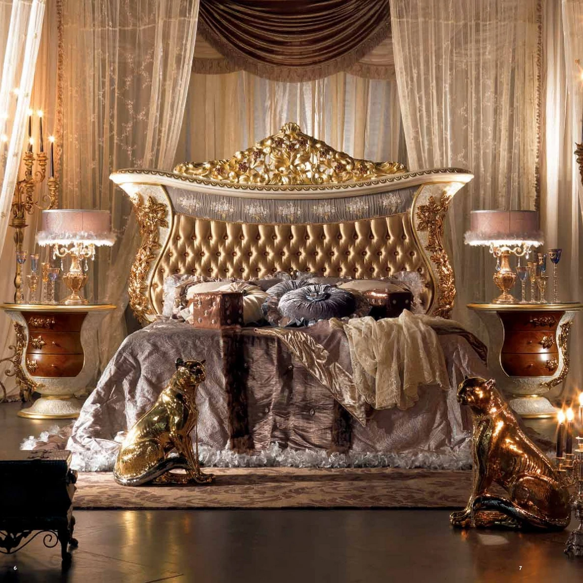 latest italian royal baroque style classic luxury wood carving bedroom furniture designs