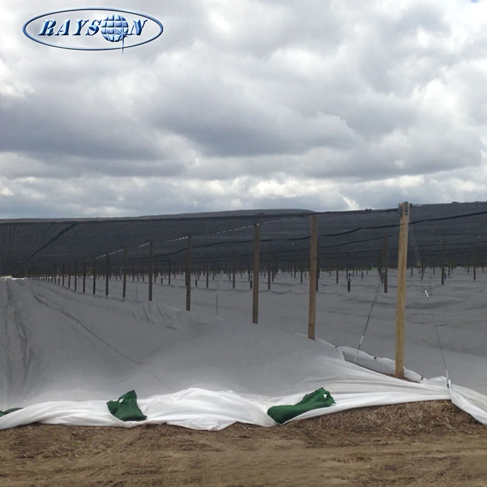 Белый нетканый материал с УФ-обработкой для защиты от мороза, нетканый материал для сельского хозяйства