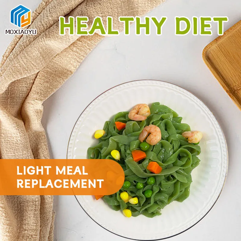 Factory Direct Glucomannan Pasta Free Sample Shirataki Noodles Diabetic Food Konjac Spinach Fettuccine