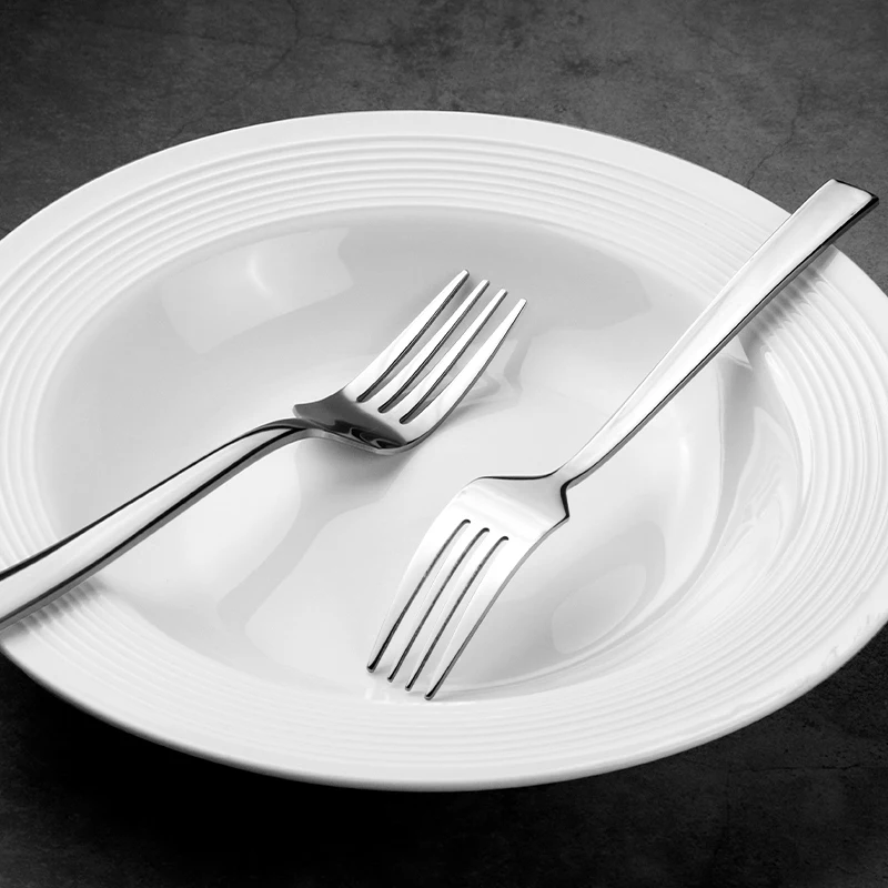 Premium Mirror Polished Inox Silver Flatware Hotel Knife Spoon Fork Cutlery Set Stainless Steel