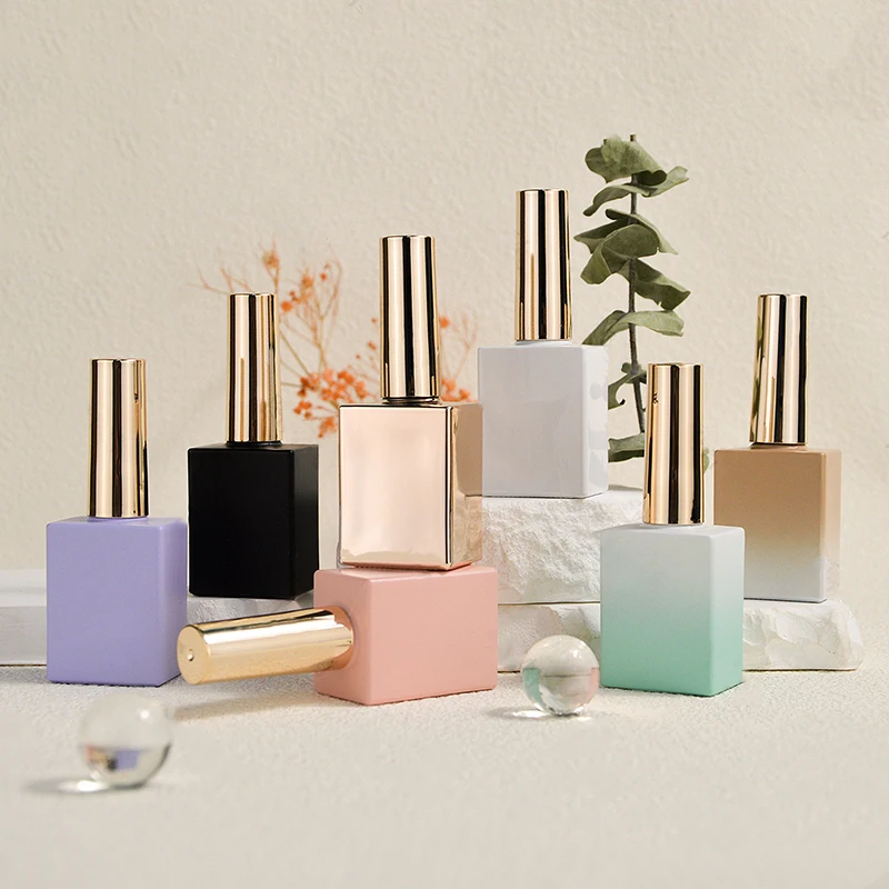 Nail polish bottle 15ml Large capacity empty bottle of nail polish One bottle one colour nail