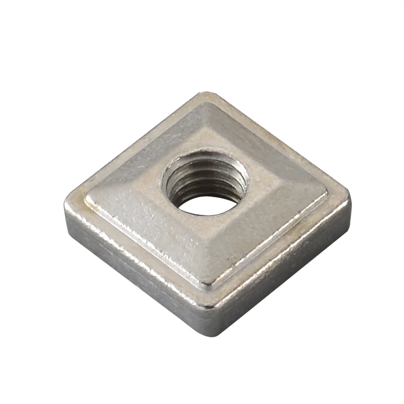 verified supplier Nut manipulator accessory single hole nut ZJD-01M4 aluminum strip fixed slider JE40D020 single hole square