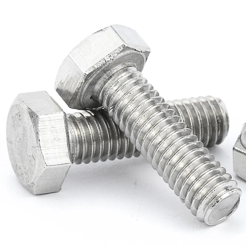 TOBO  High Quality  Bolts 10.9 Grade  M1.6 - M52  Blue And White Zinc Full Thread Hex Bolts For Construction