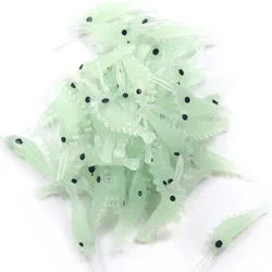 Manufacturers wholesale luminous soft lure bait small grass shrimp fresh sea water general 3cm 50pcs boxed