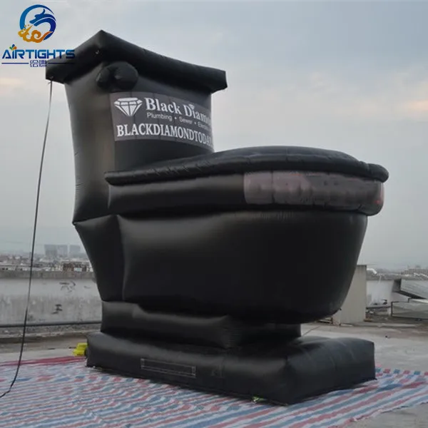Custom Model Balloon Nice Design Huge Inflatable Closestool Balloon for Bathroom Business Enterprise