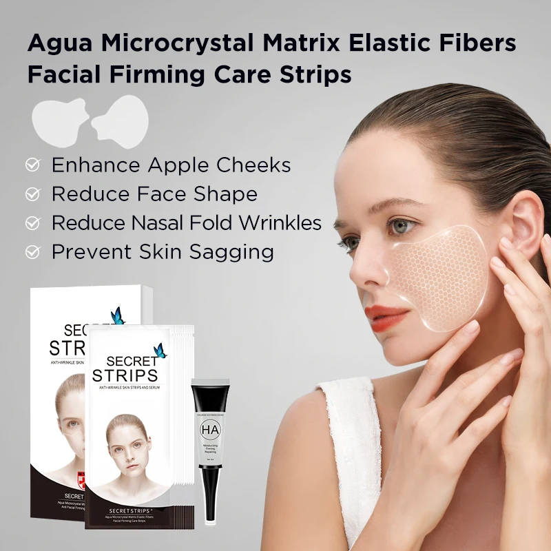 Facial Firming Care Strips Face Lifting Overnight Sheet Masks Patch Anti Aging