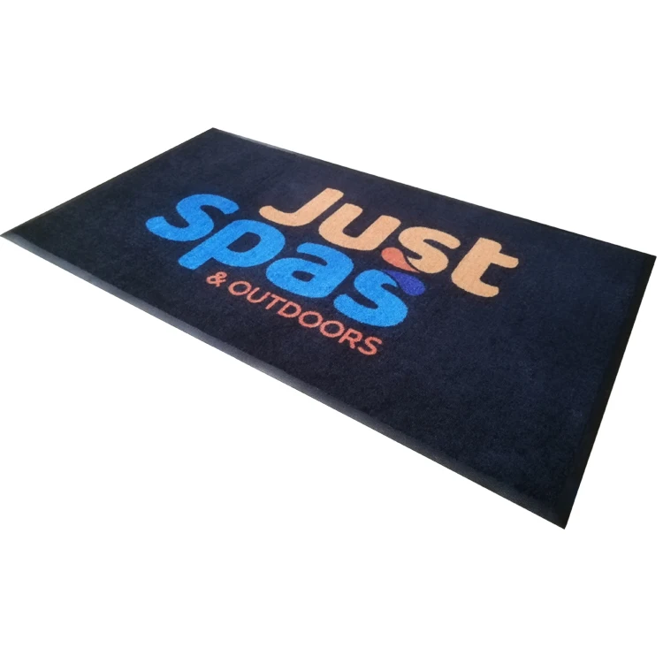 Custom carpet entrance door floor mat