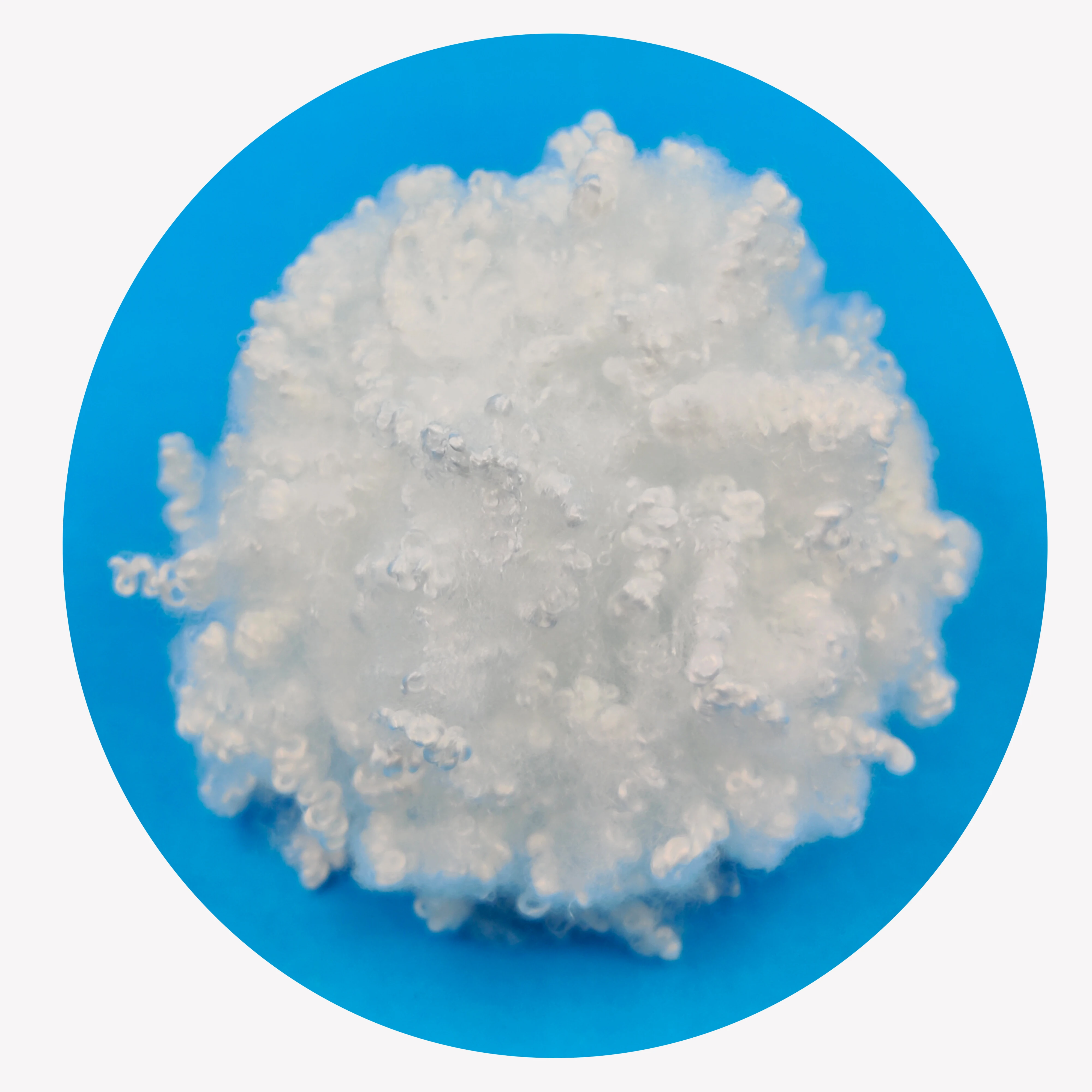 Oeko tex 100 полиэфирное волокно 3d hcs 4d 64 мм для наполнителя