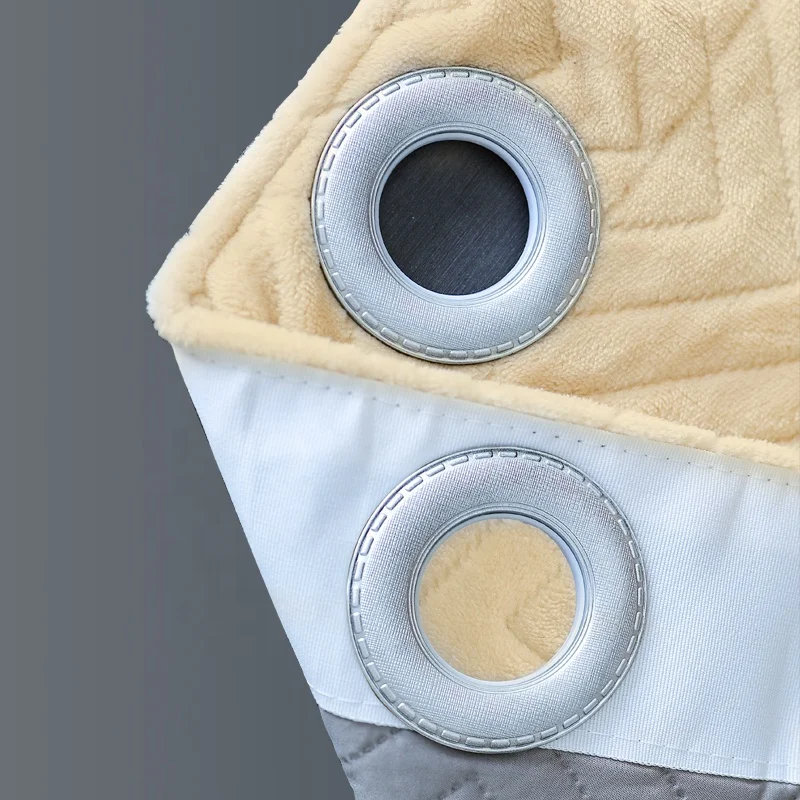 Custom winter bedroom curtains for shade and windproof warm thickened cotton door curtains