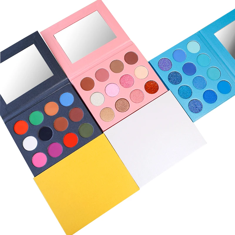 Make Your Own Brand Pigment Eye Shadow Palette Empty Eyeshadow Palette Package Low MOQ