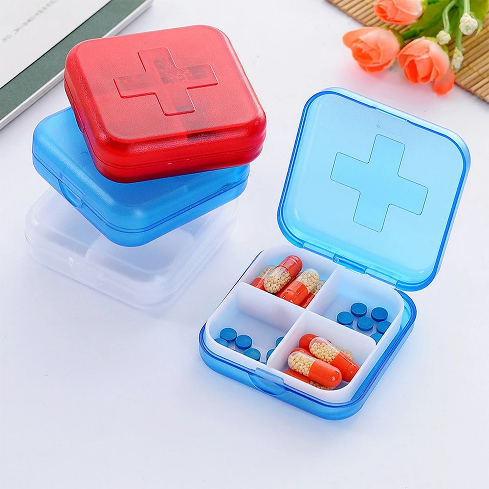 Plastic 7 Day Travel Pocket Pill Box