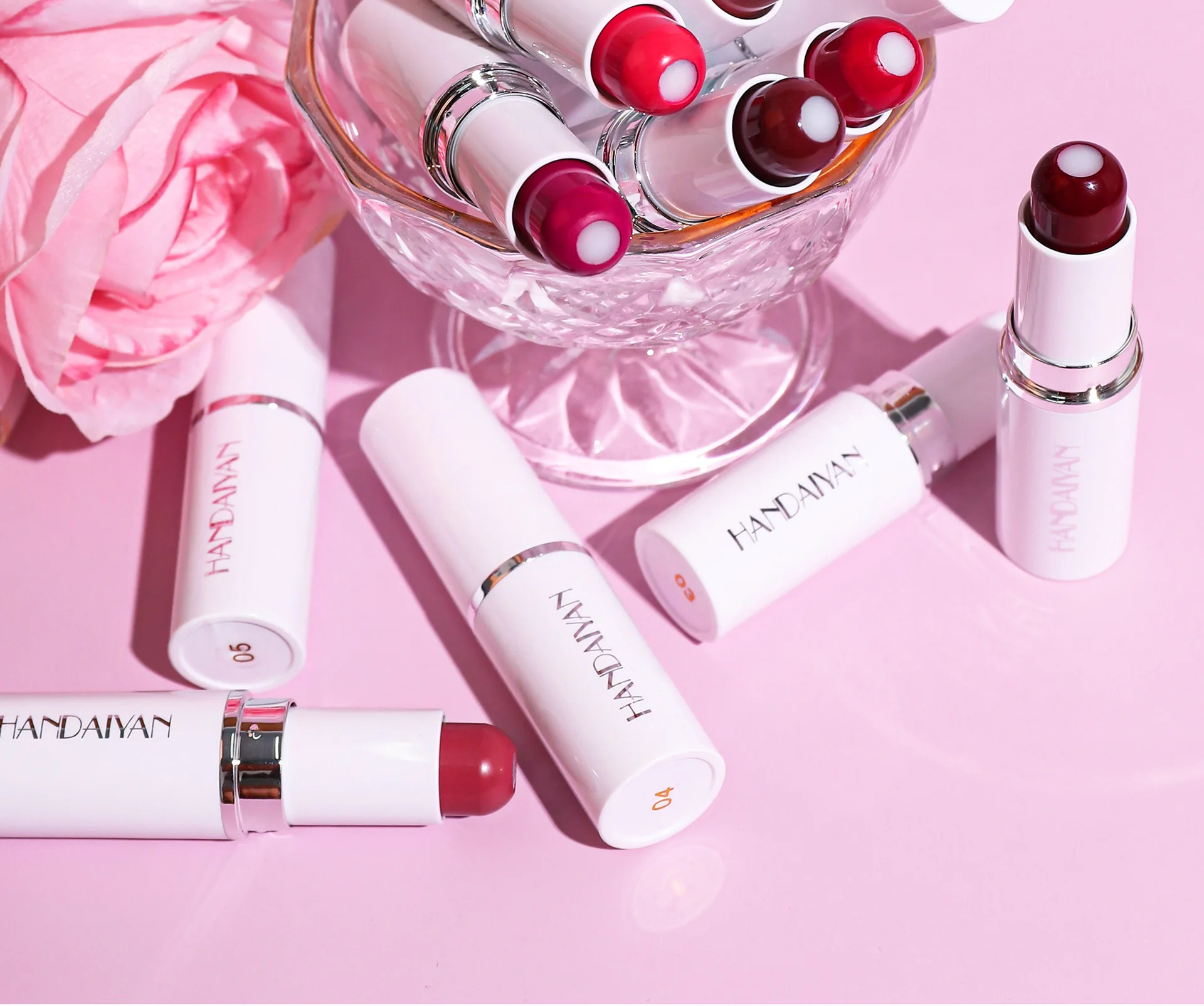 New Design 2 in1 Matte Lasting Lipstick Non Fading Lipstick Lip Care Makeup