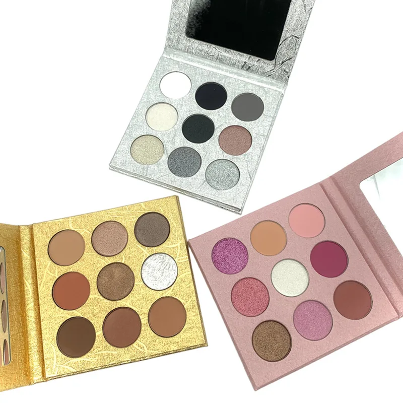 Custom Your Own DIY Makeup 100% vegan/cruelty free Matte Shimmer Glitter Private Label Eyeshadow Palette