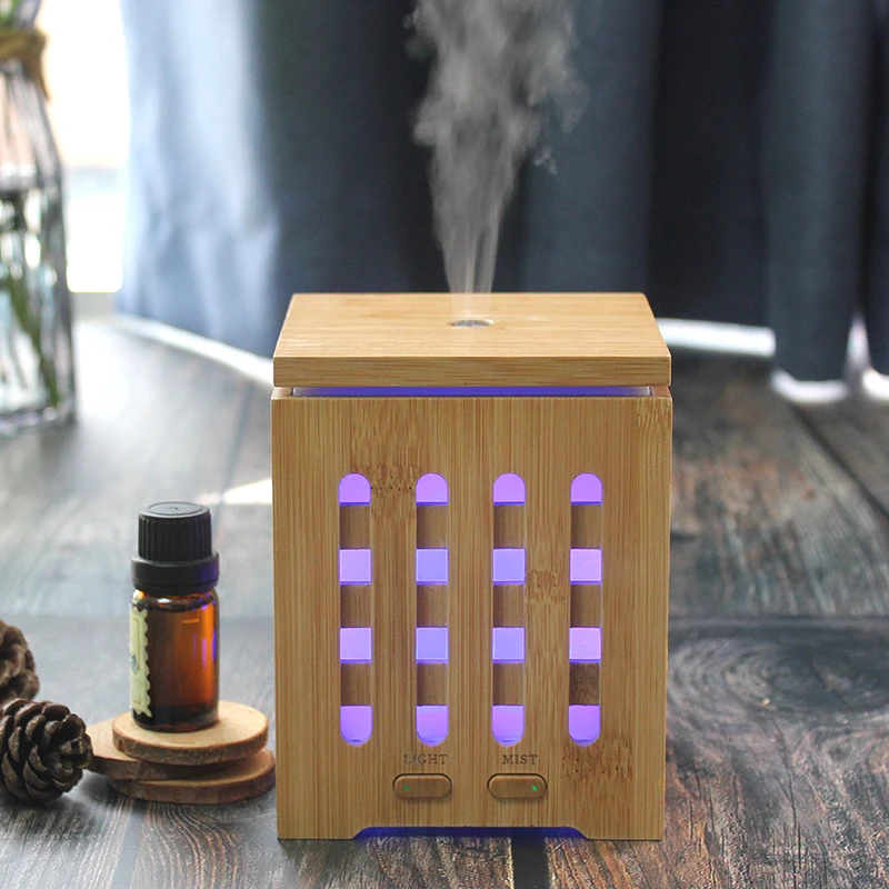 200ml Bamboo Fragrance Diffuser Humidifier Essential Oil Diffuser For Household Home Bedroom Air Mist Aromatherapy