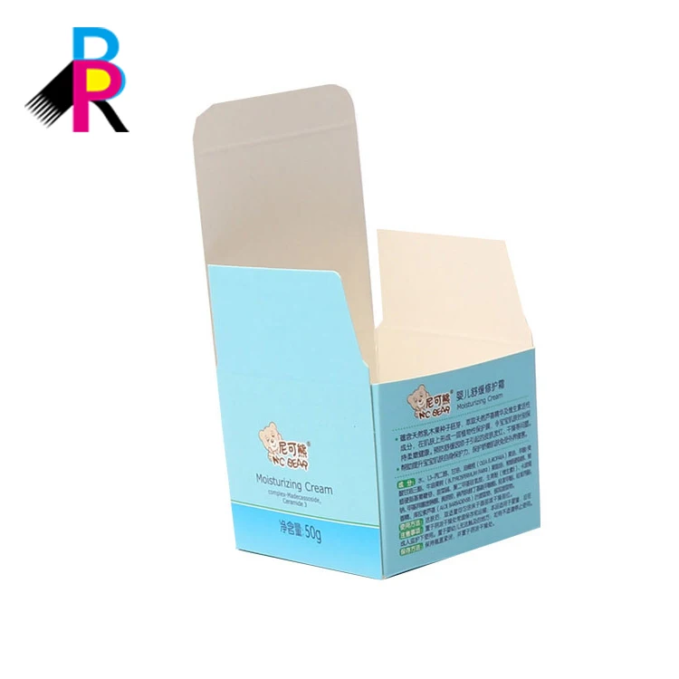 Custom Paper Printing Paper Packaging Packaging Cosmetic Small Paper Box Body Cream Box