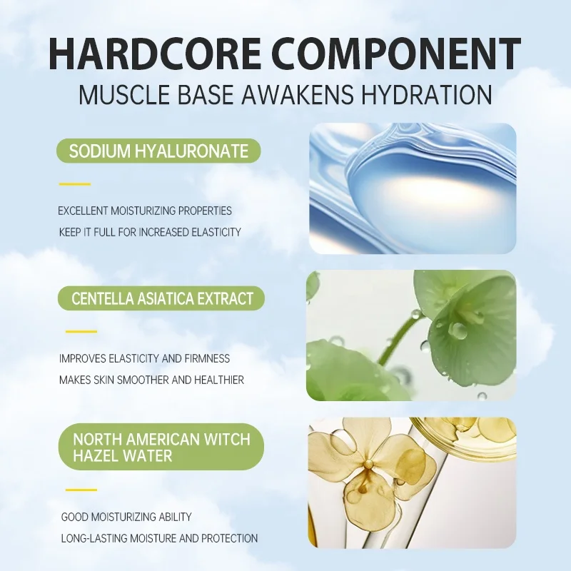 ESCP Private Label Hydrating Moisturizing Anti-Wrinkle Face Mask Ginger Lime Mango Coconut Honey Soothing Repair Sheet