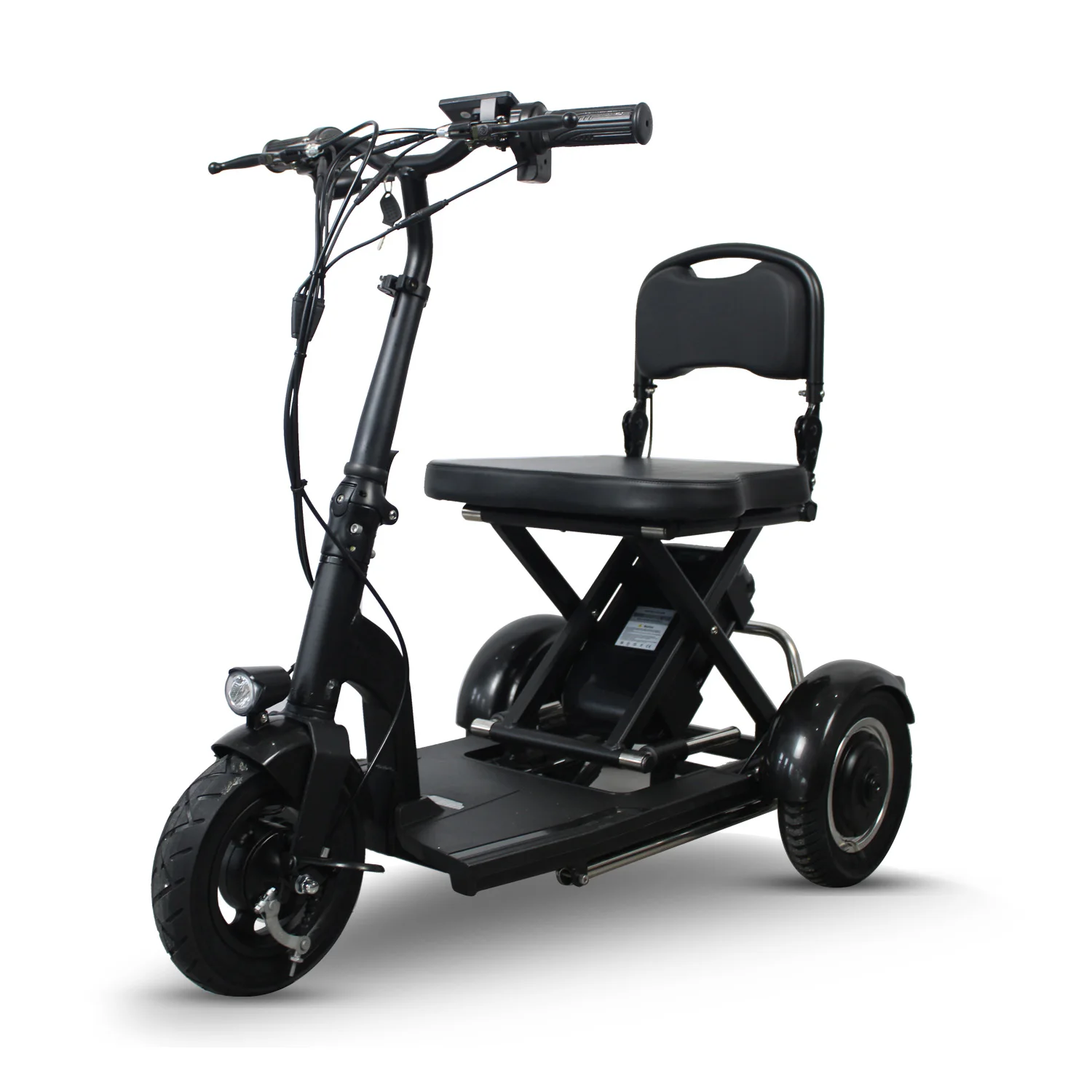 Wholesale lightweight 3 wheel Portable Handicapped Folding Mobility Scooter Elderly Foldable Medical Scooter For Disabled