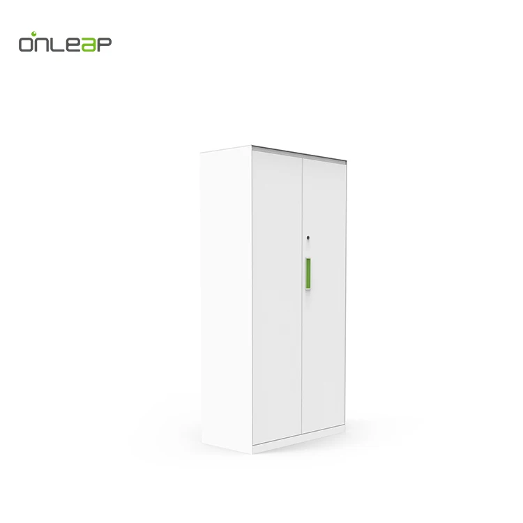 Office Used two Doors Filing Cabinet Cupboard Metal Storage File Open door Cabinet