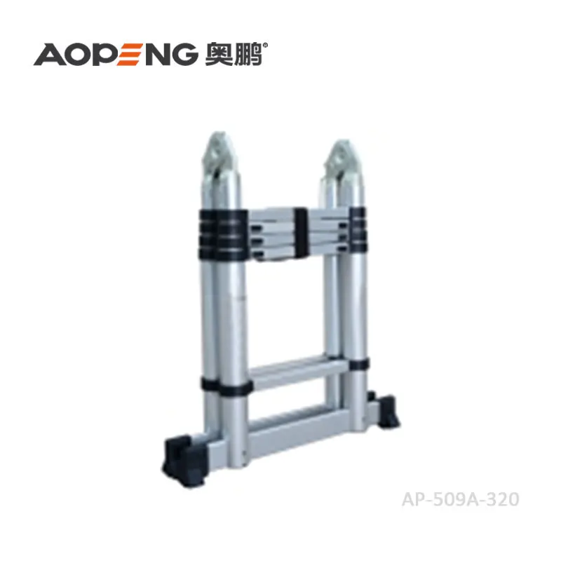 Пользовательский дизайн удлинительная алюминиевая складная телескопическая стремянка AP-509A-380