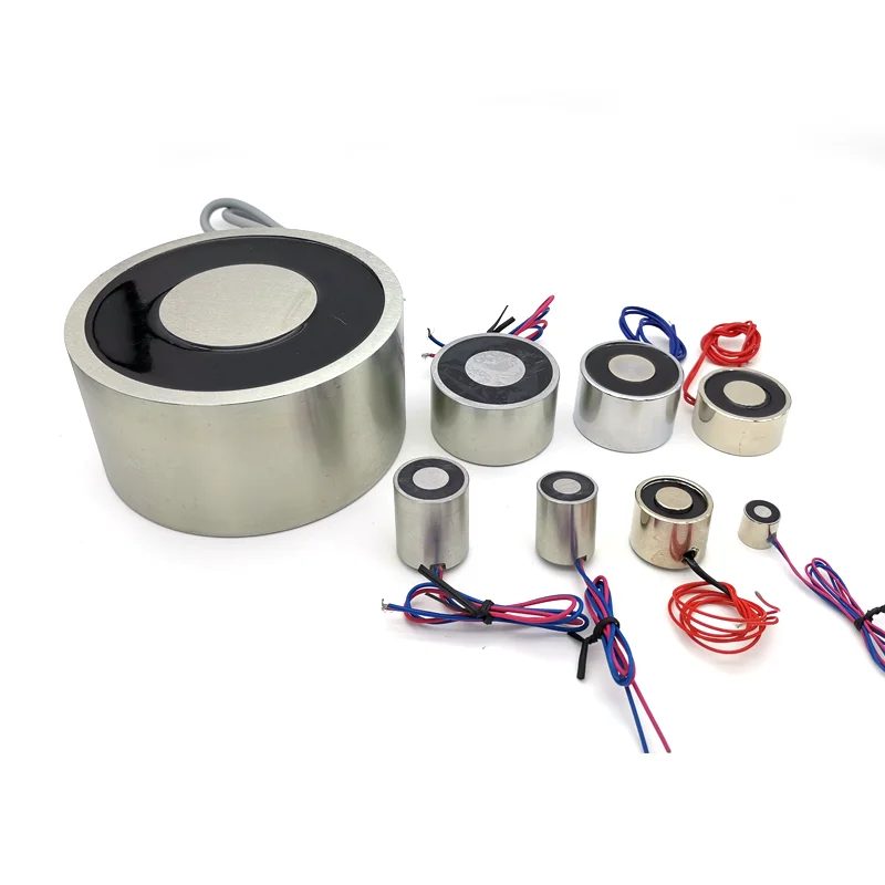 JSP-2511L 12V DC 5kgs force sucked holding solenoid electromagnet small lifting electromagnet
