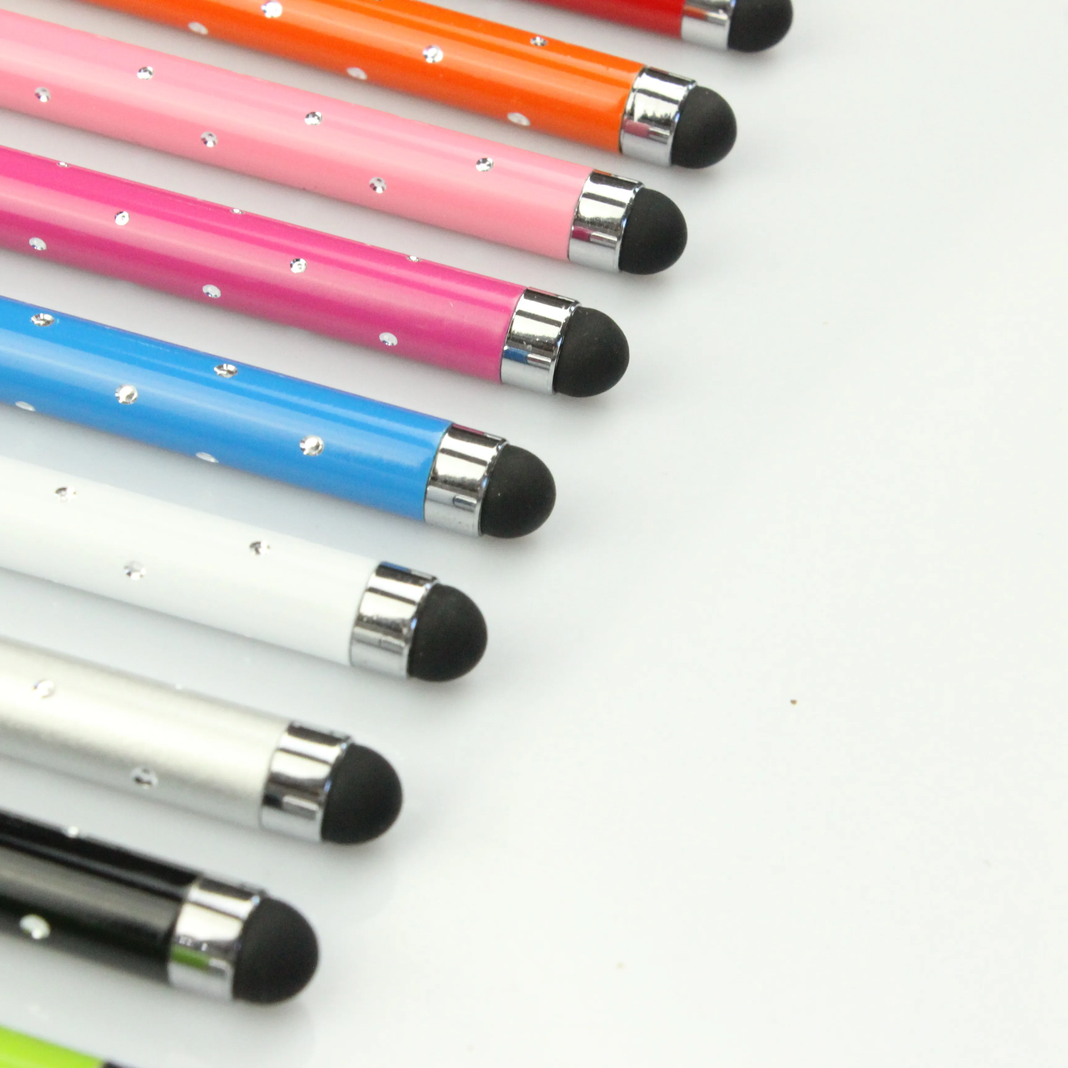 Wholesale Custom mobile phone tablet metal strap hook stylus touch pen