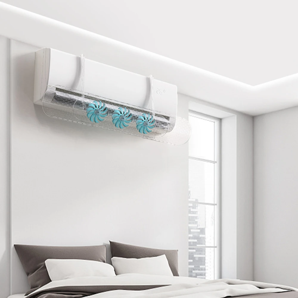 Factory Wholesale Supplies High Quality OEM/ODM Crystal Clear Air Conditioner Wind Deflector For Air Conditioner Supplier.jpg