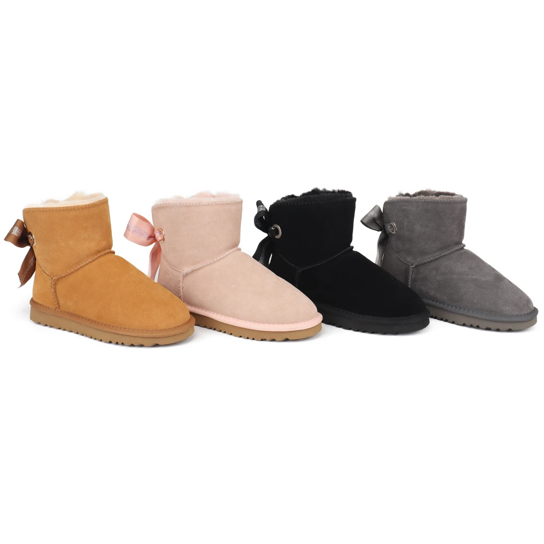 
Wholesale Top Quality Australia Women Sheepskin Snow Boots 