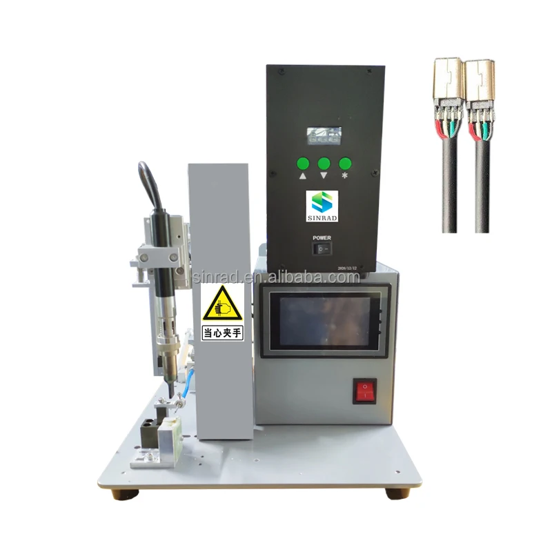 semi automatic charger cable wire soldering machine android& phone & Type-c quick charge cable soldering machine