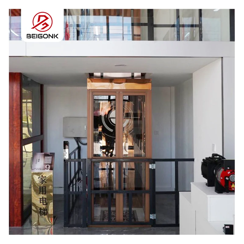 400kg Home Elevator Homelift Domestic Lift for 2 Person Small House